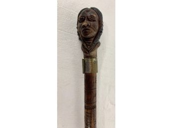 Carved Very Decorative Dartmouth Cane