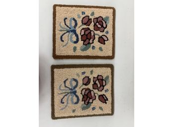 Pair Of Hooked Mats - 12x14