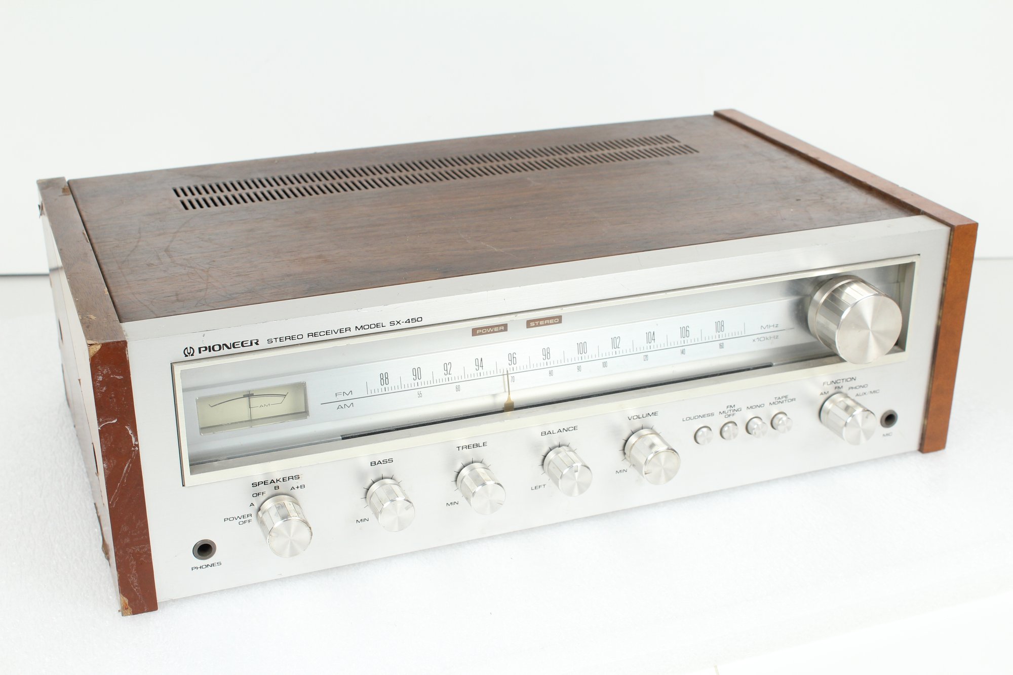 Ampli Vintage Pioneer SX-450 - Pour Pièces Ou Réparation