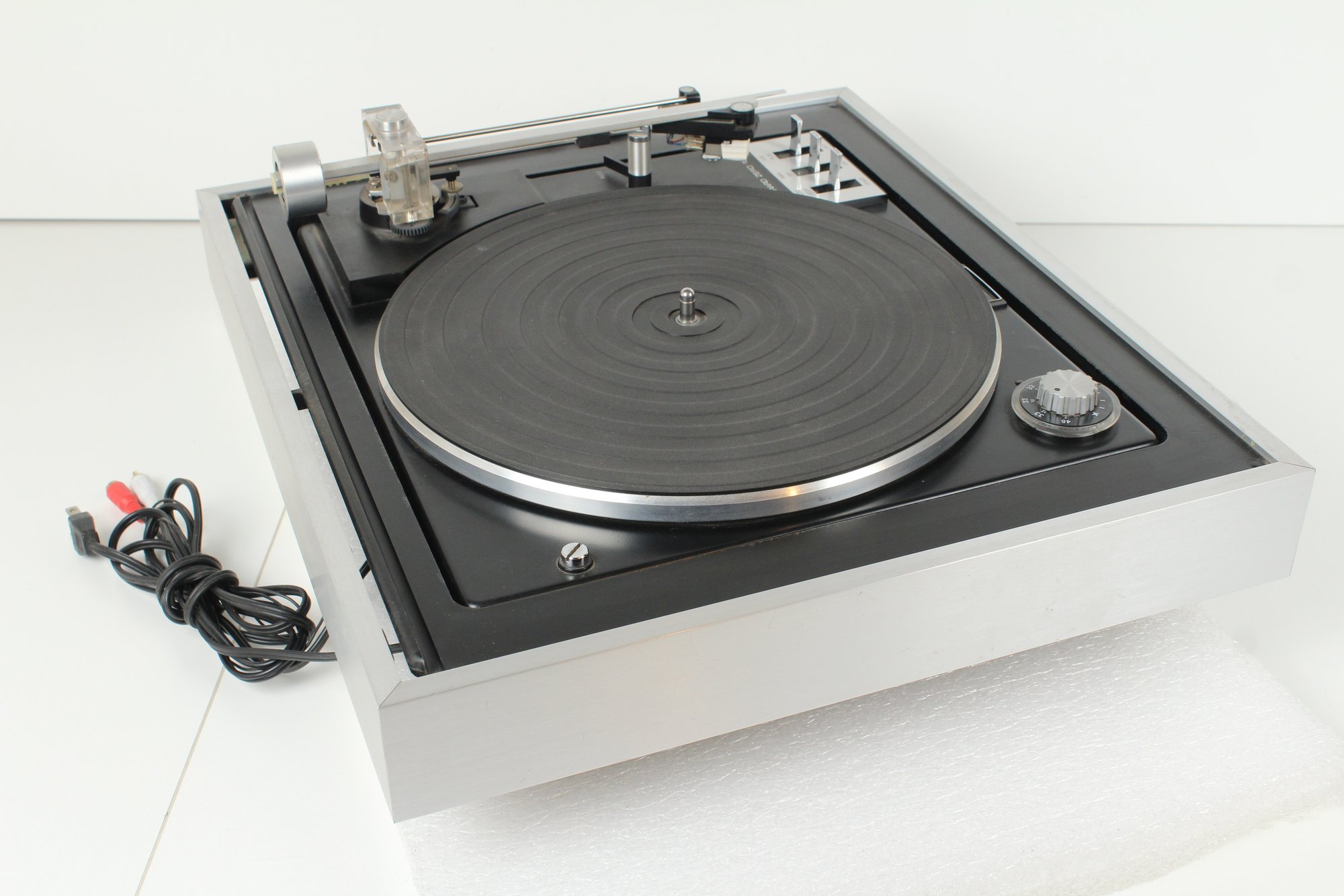 純銀　ガラード　GARRARD トレイ Vintage Garrard Zero 100 SC Turntable Record Player In Aluminum