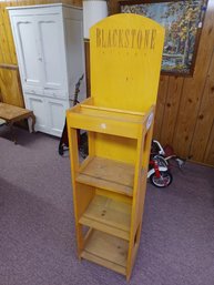 Wood Wine Display Rack - Blackstone Winery