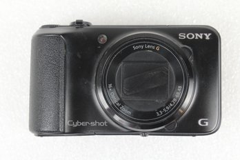 Sony Cyber-Shot DSC-H90 Digital Camera Black - Works!