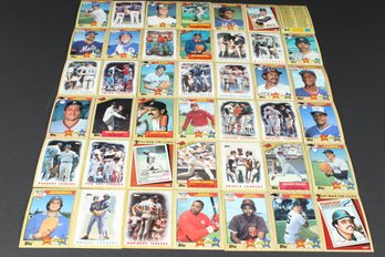 Lot Of 42 1987 Topps Baseball Cards Assorted Strawberry, Mattingly, Clemens, Ripken
