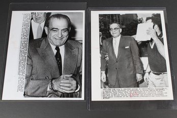 2 Vito Genovese 1958-59 Wire Photos Associated Press