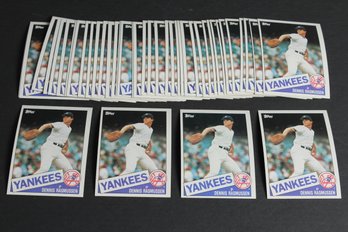 Lot Of 42 1985 Topps Dennis Rasmussen Baseball Cards #691 New York Yankees