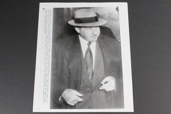 Frank Costello 1951 Wire Photo Associated Press