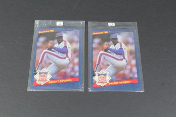 Lot Of 2 Donruss 1986 Dwight Gooden Baseball Cards #28 New York Mets