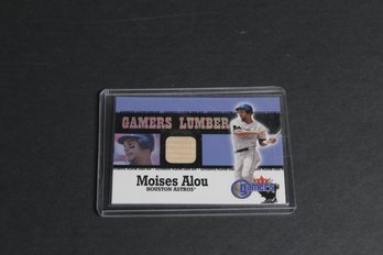 2000 Fleer Gamers Lumber Card - Moises Alou - Houston Astros