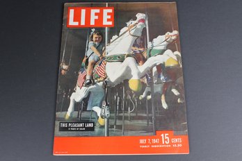 1947 LIFE Magazine With Article On The Death / Murder Of Bugsy Siegel