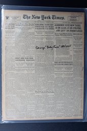 1934 New York Times George 'Baby Face' Nelson