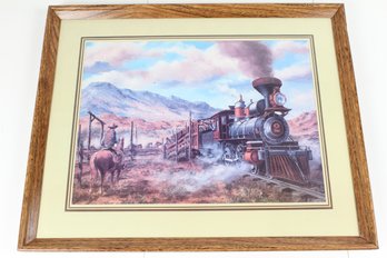 Framed Print Of All Aboard By Jim Rozzi