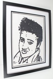 Large Elvis Pop Art Portrait Signed By Artist - No Shipping