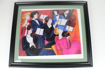 Framed Serigraph Of Accords Print By Linda Le Kinff - No Shipping