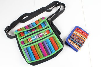 Colorful Wallet And Bag Possibly Handmade