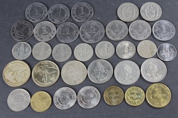 Modern Coins From 6 Countries In Central America 1966 To Newer - 33 Coins Total