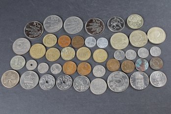 Mostly Modern Coins From 5 Northern European Countries 1924 To Newer - 44 Coins Total
