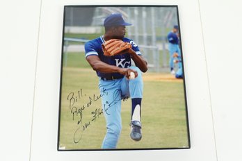 Kansas City Royals Baseball Pitcher #36 Tom 'Flash' Gordon Signed Photo
