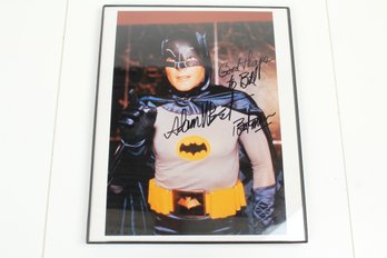 Adam West Signed Photo As Batman