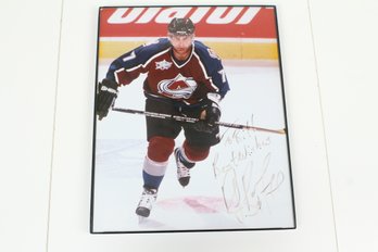 Colorado Avalanche Hockey Player #77 Ray Bourque Signed Photo