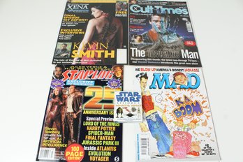 Lot Of 4 Assorted Nerdy Magazines And 1 Mini Book
