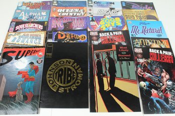 Lot Of 20 Mostly Independent Comics  Superhero And More