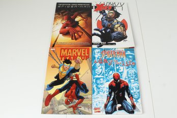 Lot Of 4 Superhero Graphic Novels - Spiderman, X-Men