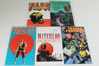 Lot Of 5 Graphic Novels - Assorted Genres