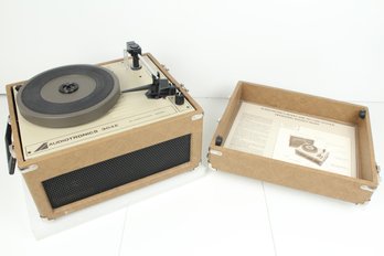Vintage Audiotronics Suitcase Record Player Turntable - No Shipping