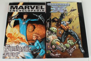 Lot Of 2 Marvel Books - X-Men & Fantastic Four