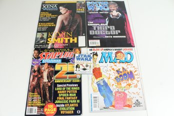 Lot Of 4 Assorted Nerdy Magazines And 1 Star Wars Mini Book