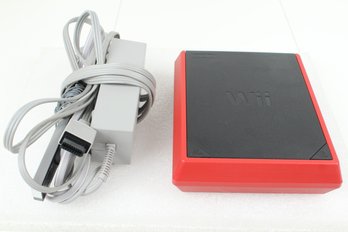 Nintendo Wii-Mini Gaming Console Red And Black Model RVL-201