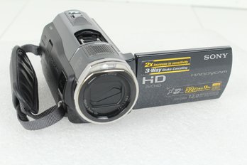 Sony HDR-CX500V Handycam Digital HD Video Camera With Touchscreen Black - Works!