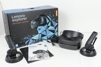 Lenovo Explorer Virtual Reality VR Headset With Motion Controllers