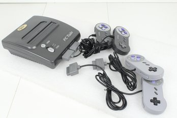 Yobo FC Twin Game Console For NES And Super Nintendo Games With Four Controllers