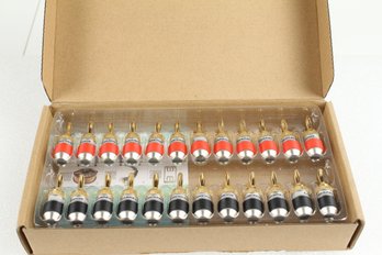 Mediabridge Gold Plated Ultra Banana Plug Set - 12 Pair - New