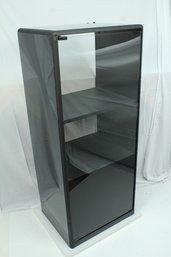 Large Glass Front Stereo Cabinet - Black - No Shipping