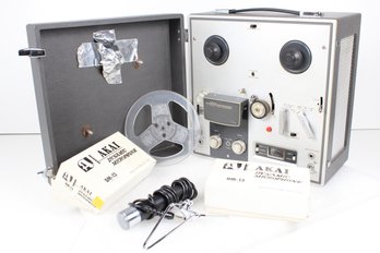 Vintage Akai 1700 Reel To Reel Tube Tape Player Recorder - No Shipping