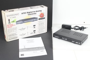 Sansonic FT-300A TV Digital To Analog Converter In Box