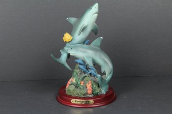 Classic Wildlife Collection Sharks Statue - No Shipping