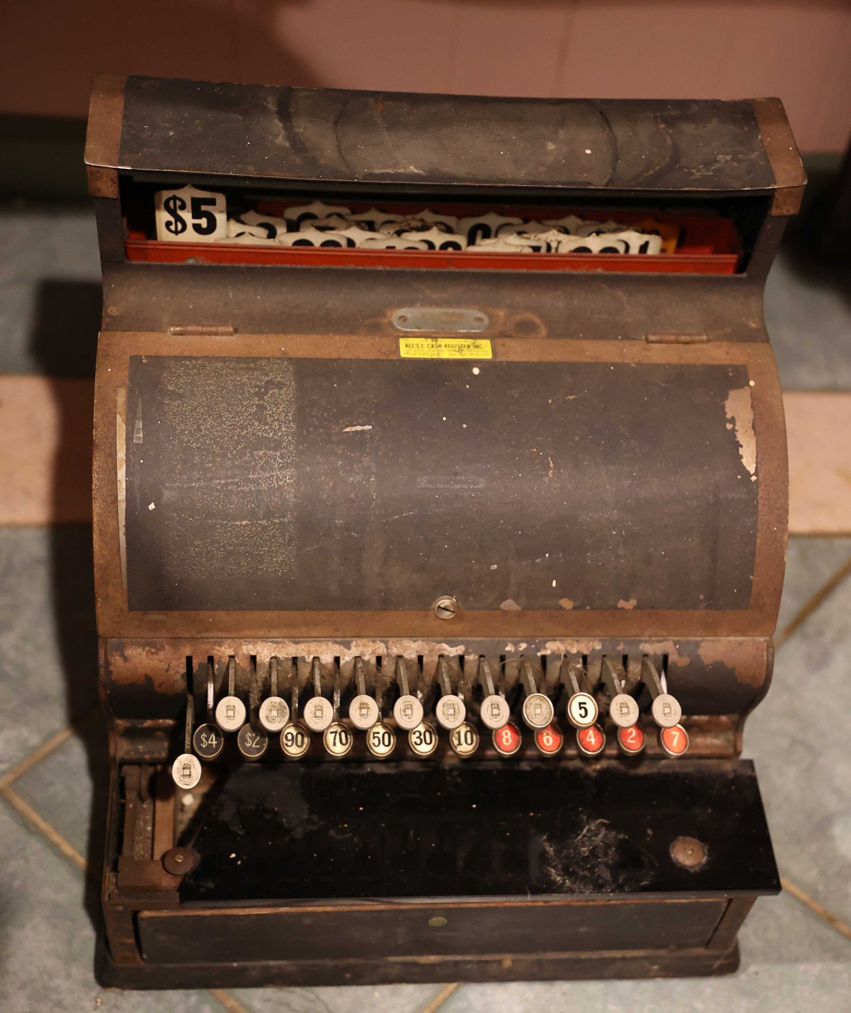 1926 National Cash Register No Keys 7665