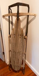 Vintage 1935 FLEXIBLE FLYER SLED, S.L Allen 'Airline Junior' Wood Sled Series 51