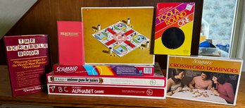 Vintage Scrabble & Classic Board Game Collection – Sealed Scrabble Crossword/Dominoes & Foola Round One& More