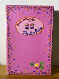 Moulin Roty Ma Poupe Doll Wardrobe Trunk With Doll & Clothing Collection