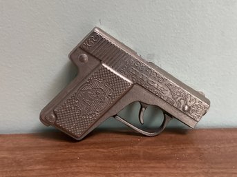 Vintage Die-Cast Toy Cap Gun Pistol  'DICK' Eagle Motif