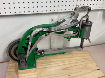 Manual Cobbler's Shoe Mending Machine With Accessories & Instruction Manual