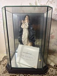 Giuseppe Armani Florence 'Heavenly Mother' 1402C Figurine With Cherub, Society Papers -