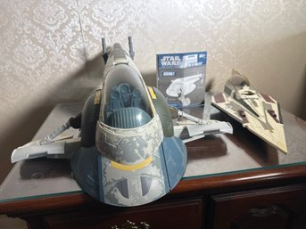Star Wars: The Clone Wars 'The Rise Of Boba Fett' Ultimate Battle Pack Vehicles – Slave I & Mace Windu Jedi St