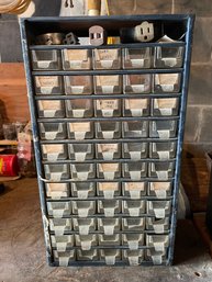 55 Drawer Vintage Metal Storage Cabinet Organizer