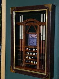 Cue Rack Wall Decor -Billiards  Decor - Wall Art