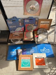 Collection Of Industrial Circular Saw Blades